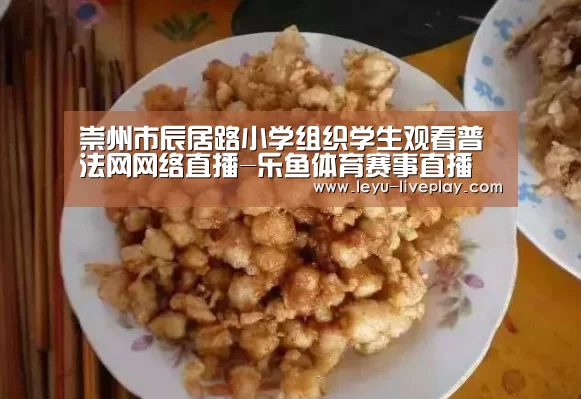 崇州市辰居路小学组织学生观看普法网网络直播-乐鱼体育赛事直播(图2) 乐鱼电竞赛事